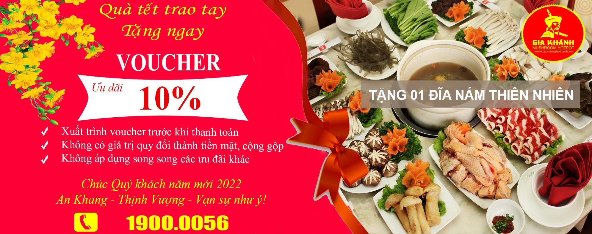 Voucher ưu đãi 10%