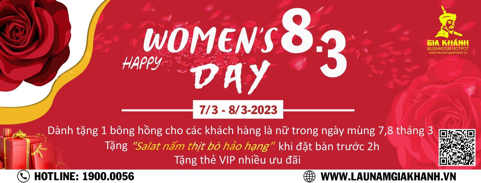 BÙNG NỔ SIÊU KHUYỄN MÃI NGÀY QUỐC TẾ PHỤ NỮ 8/3