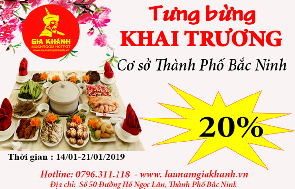 KHAI TRƯƠNG TRỞ LẠI CƠ SỞ BẮC NINH