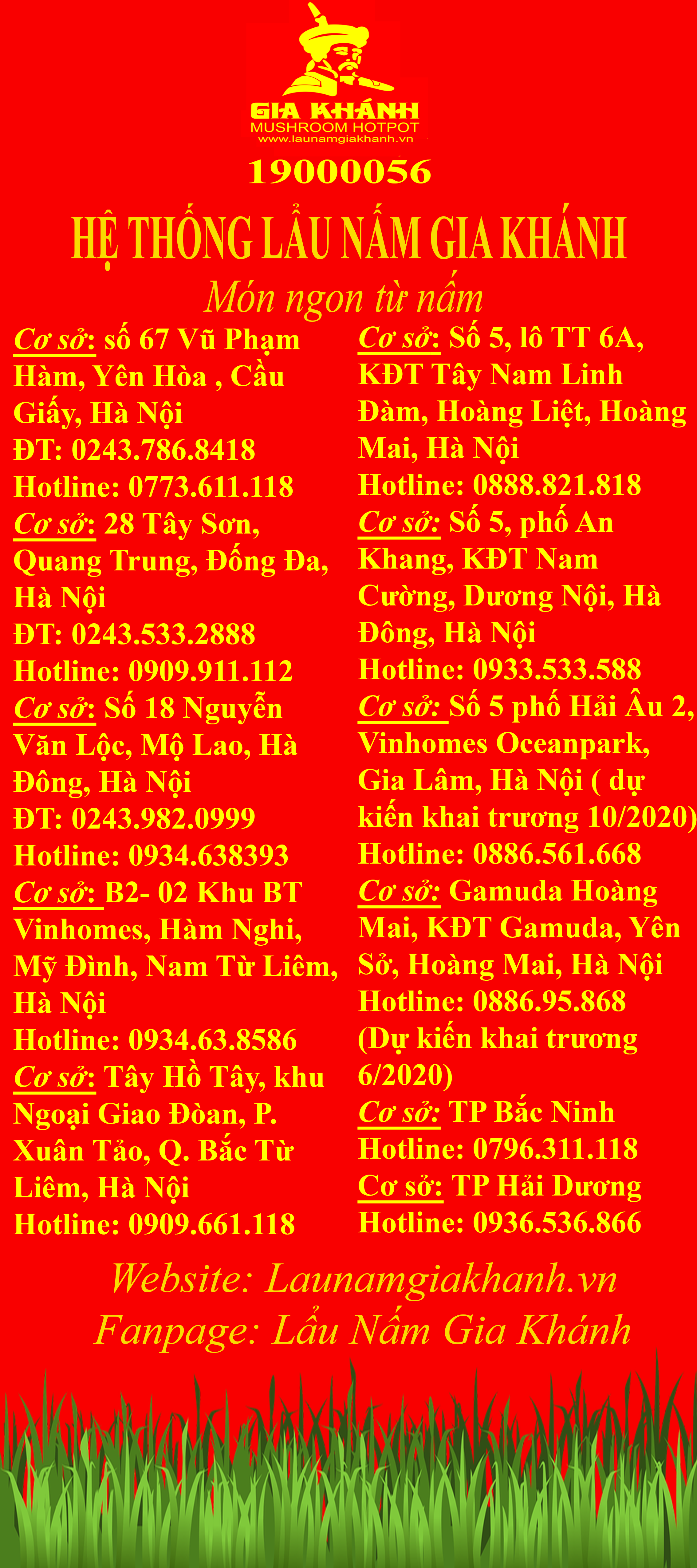 LẨU NẤM GIA KHÁNH VÀ ĐẠI DỊCH COVID -19 (nCOV)